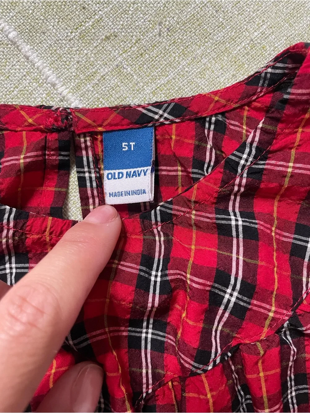 Old Navy Red Plaid Girls' Skirted Bottoms